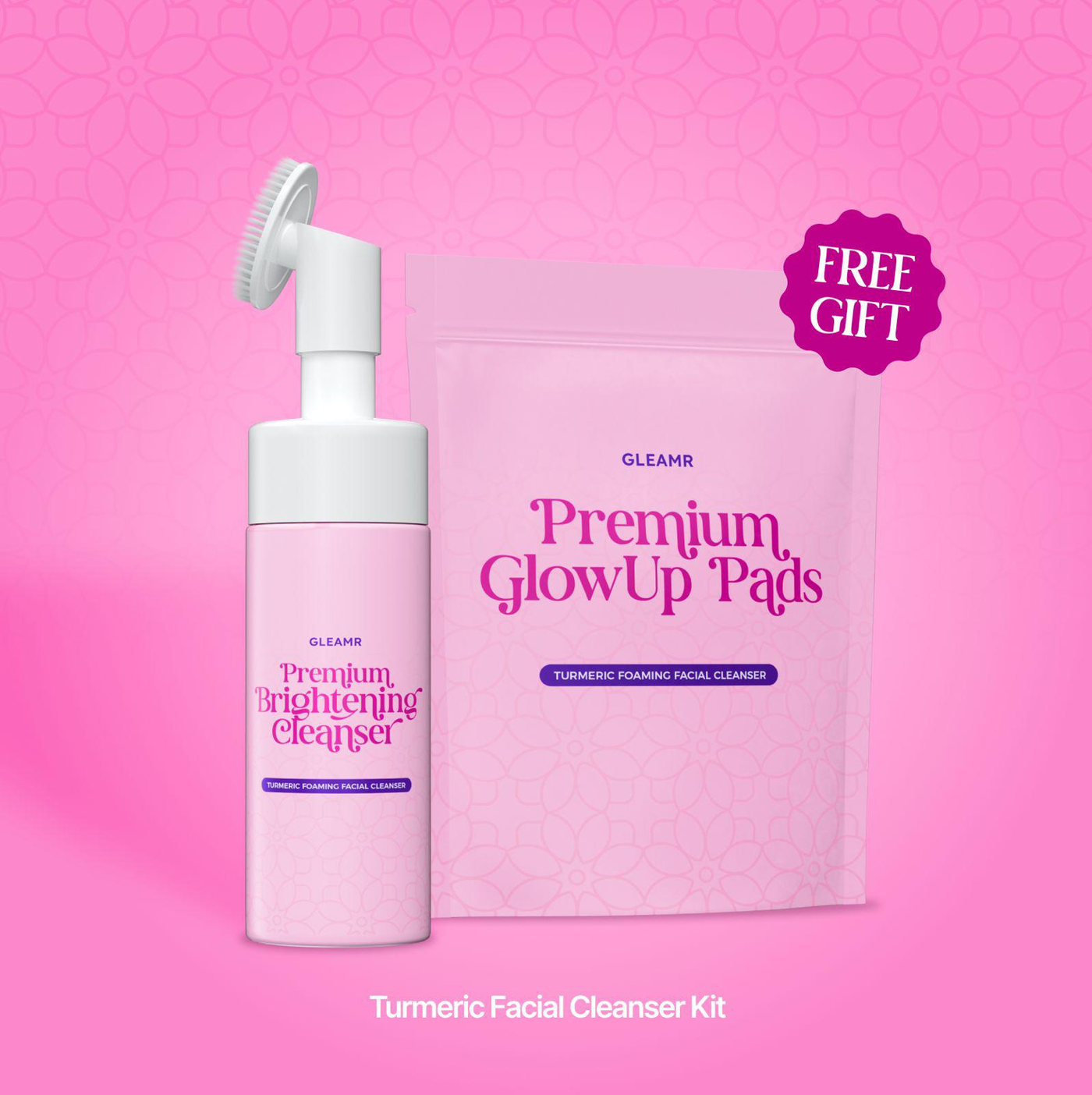 Gleamr Turmeric Foaming Facial Cleanser
