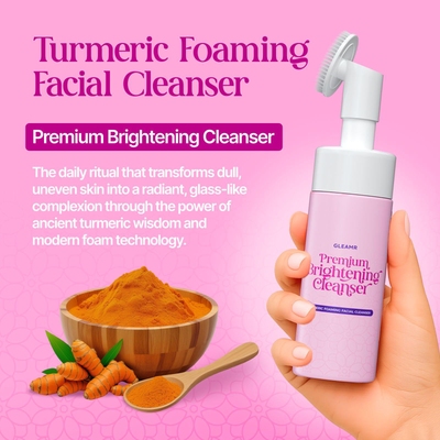 Gleamr Turmeric Foaming Facial Cleanser